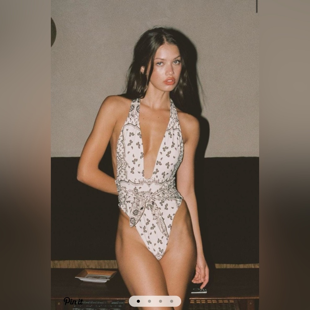 Montce Ivy Bandana Tropez Tie-Up One-Piece